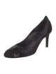 Giorgio Armani Suede Bow Accents Pumps