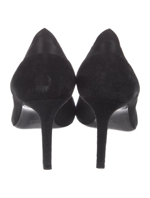 Giorgio Armani Suede Bow Accents Pumps