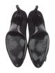Giorgio Armani Suede Bow Accents Pumps