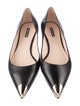 Giorgio Armani Leather Ballet Flats