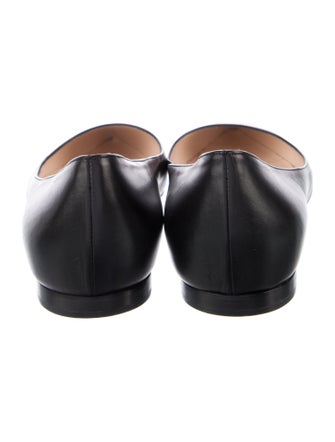 Giorgio Armani Leather Ballet Flats