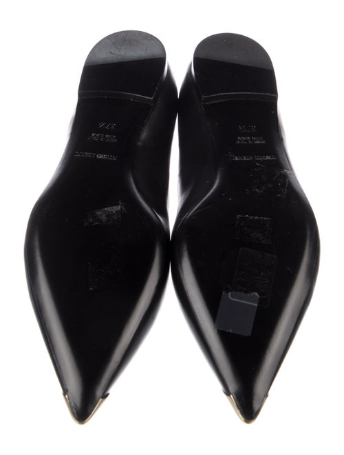 Giorgio Armani Leather Ballet Flats