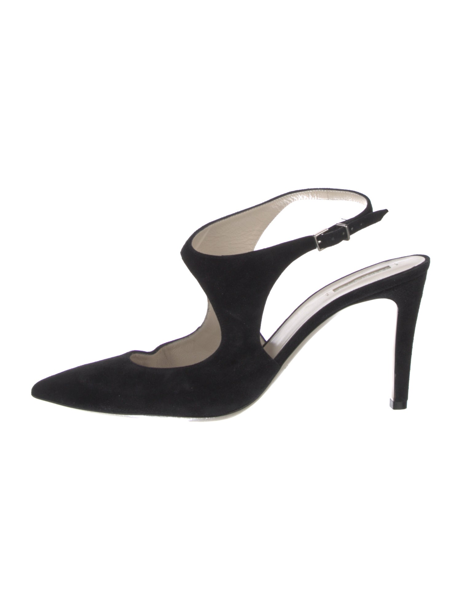 Giorgio Armani Suede Slingback Pumps
