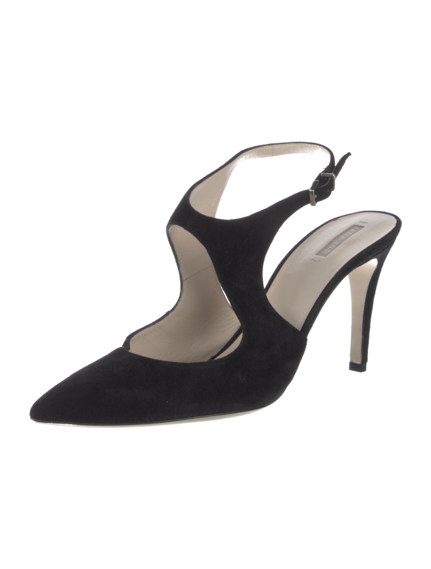 Giorgio Armani Suede Slingback Pumps