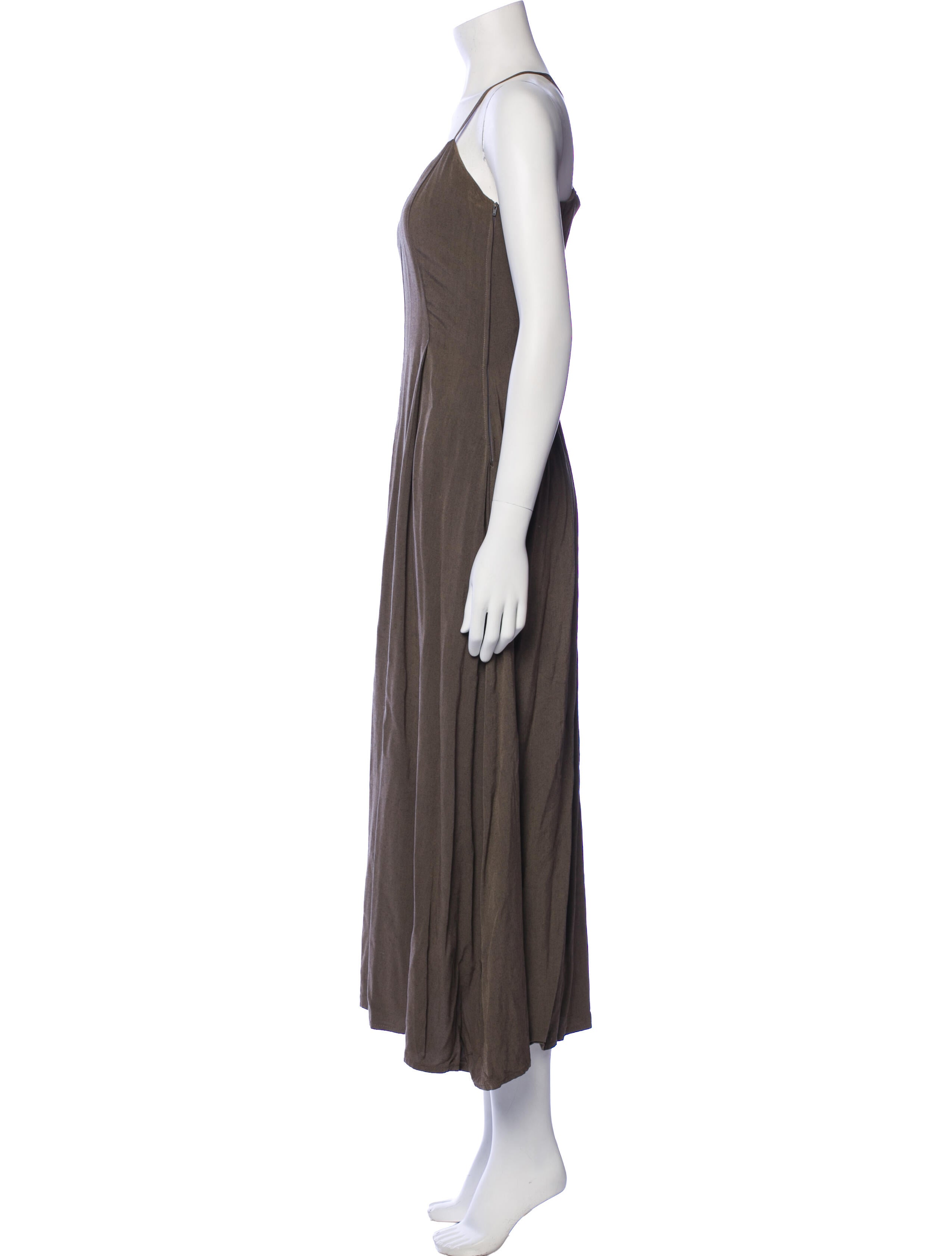 Giorgio Armani V-Neck Long Dress