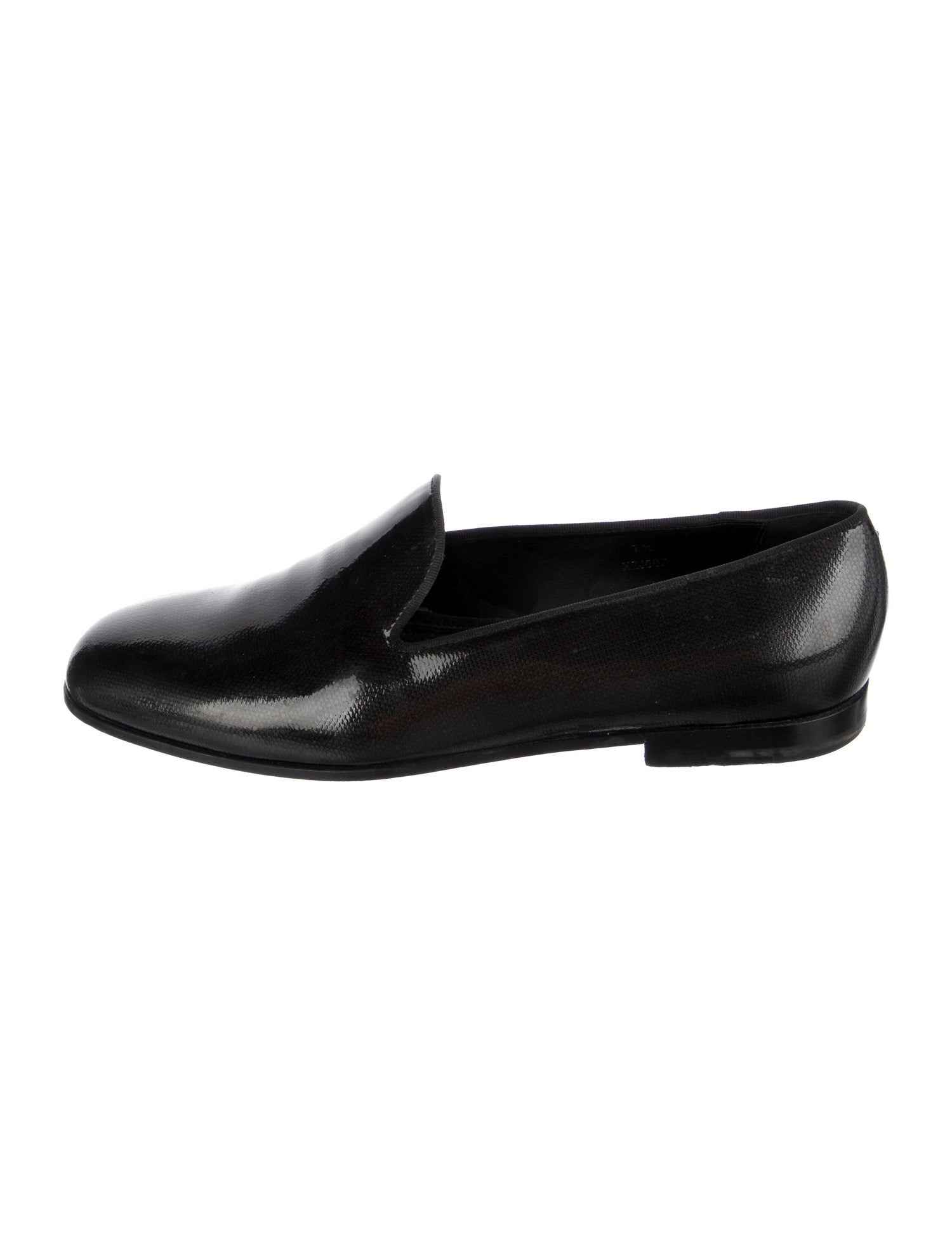 Giorgio Armani Patent Leather Loafers