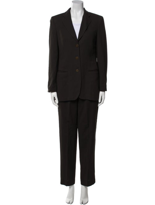 Giorgio Armani Wool Printed Pantsuit