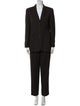 Giorgio Armani Wool Printed Pantsuit