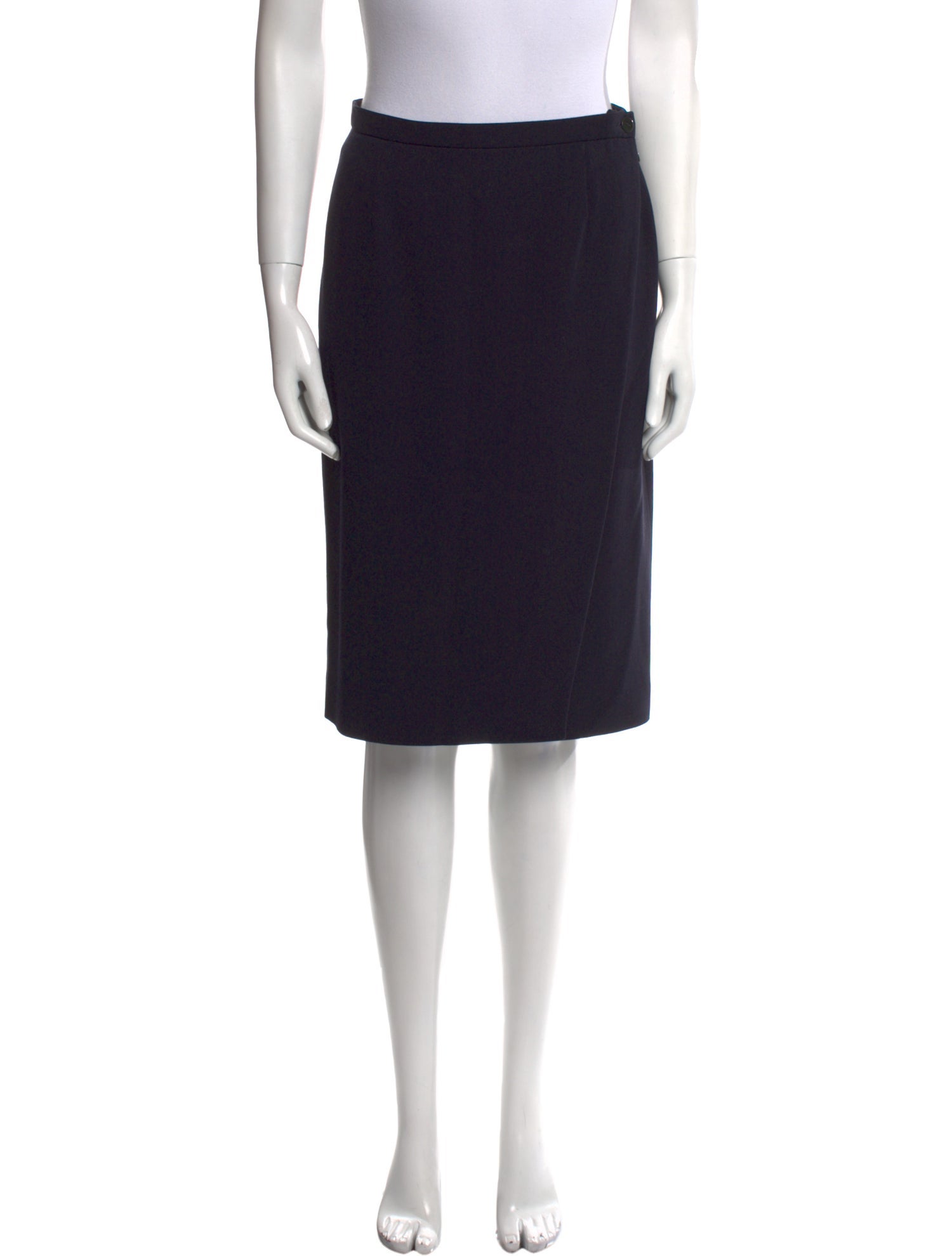 Giorgio Armani Wool Knee-Length Skirt
