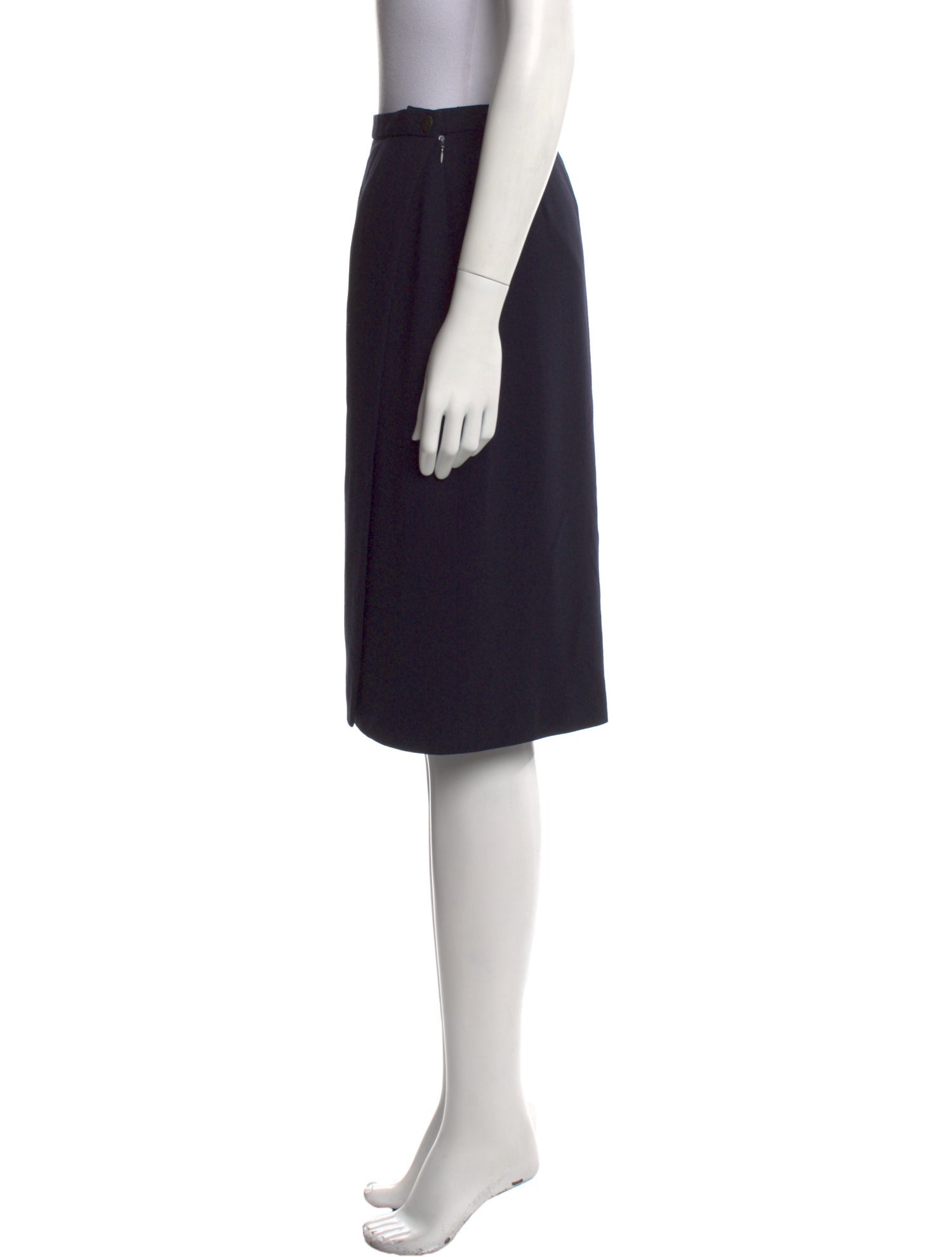 Giorgio Armani Wool Knee-Length Skirt