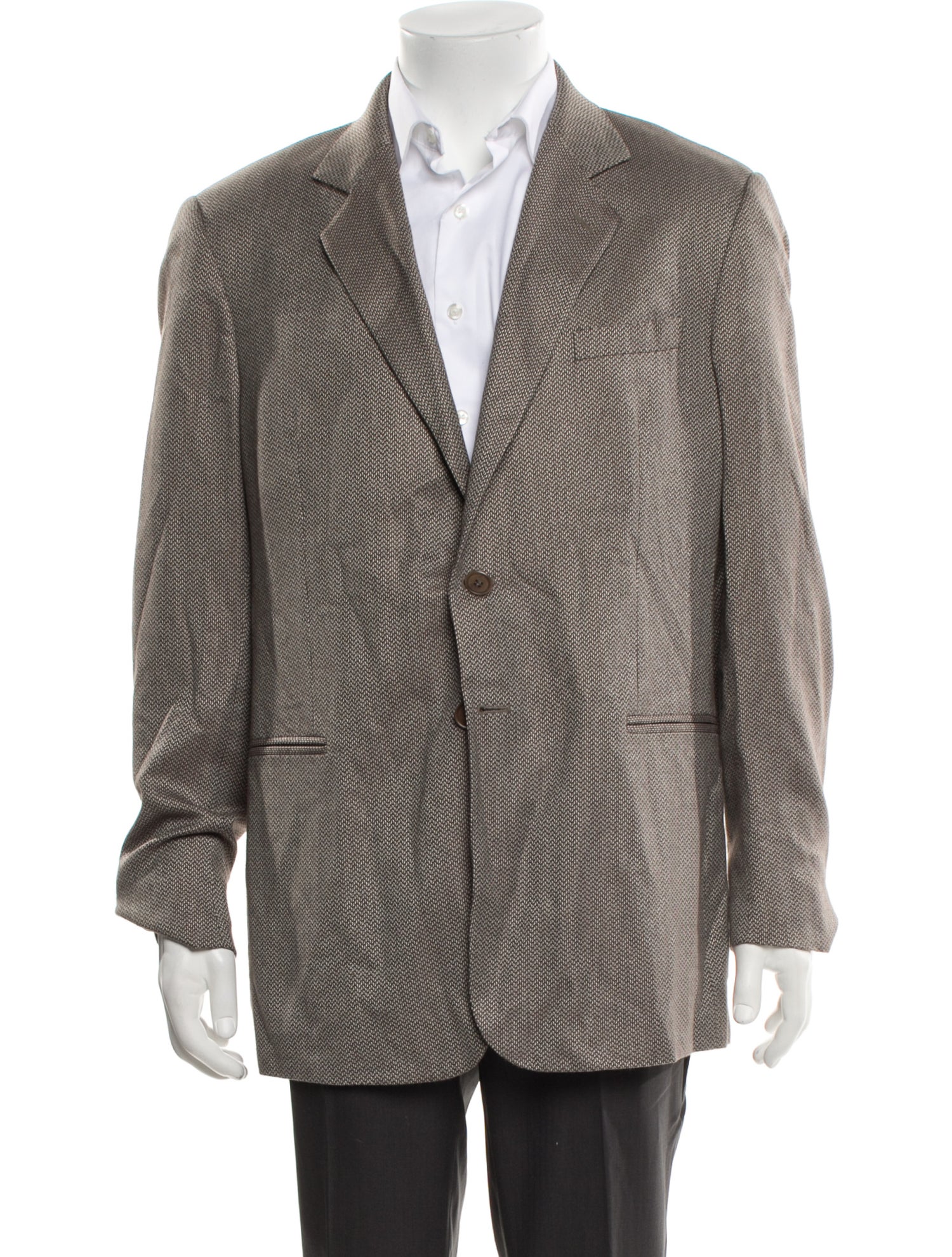 Giorgio Armani Printed Overcoat