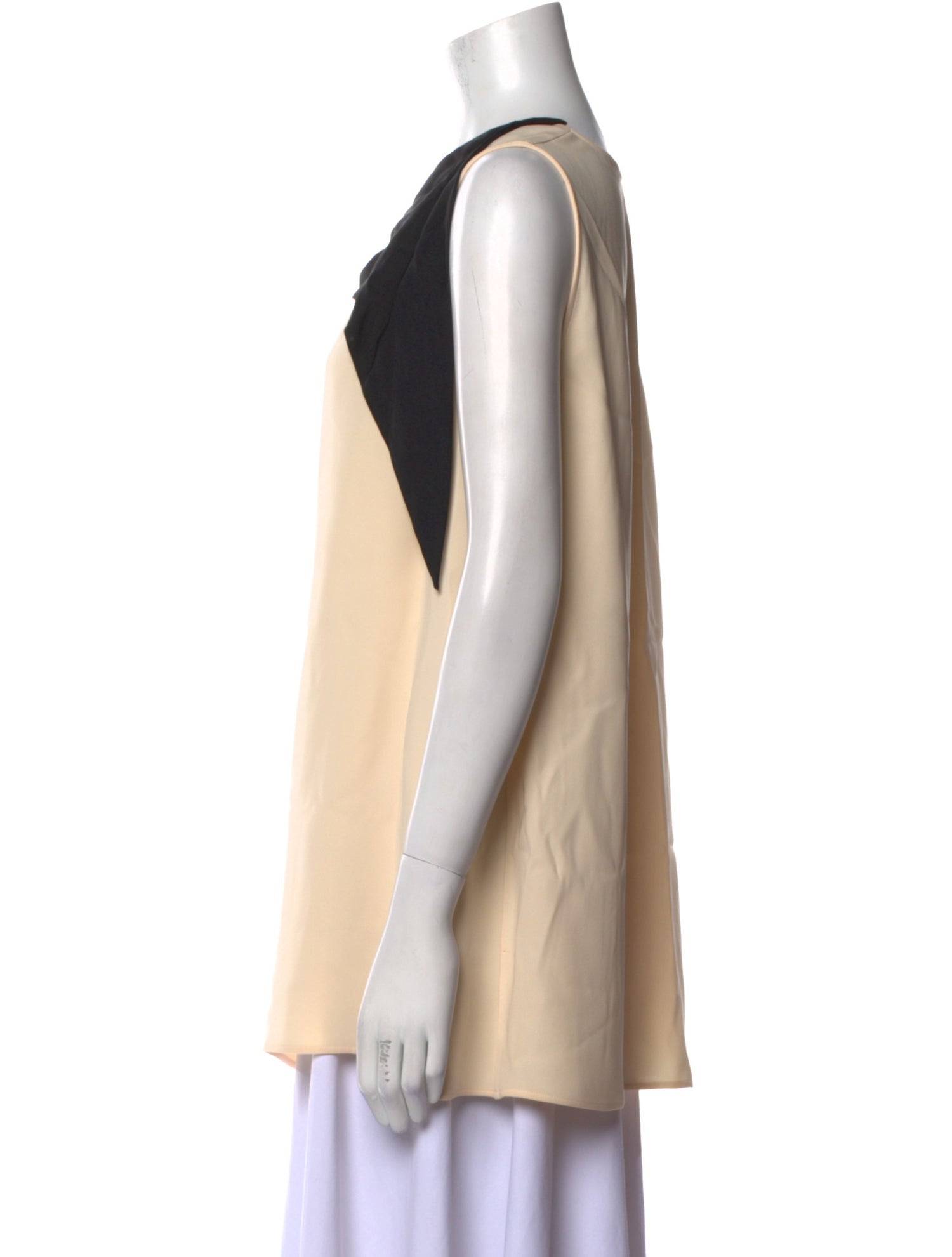 Giorgio Armani Silk Cowl Neck Tunic