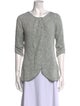 Giorgio Armani Silk Scoop Neck Sweater
