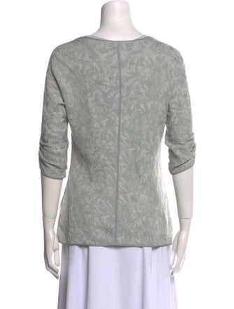Giorgio Armani Silk Scoop Neck Sweater