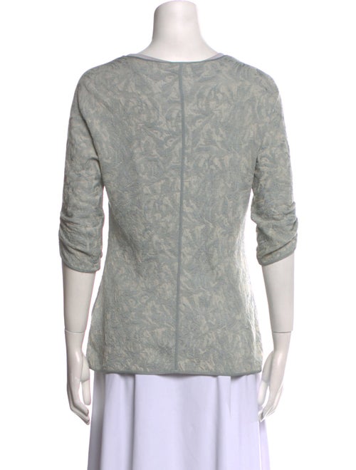 Giorgio Armani Silk Scoop Neck Sweater