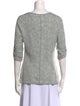 Giorgio Armani Silk Scoop Neck Sweater