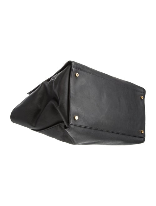 Giorgio Armani Leather Top Handle Bag