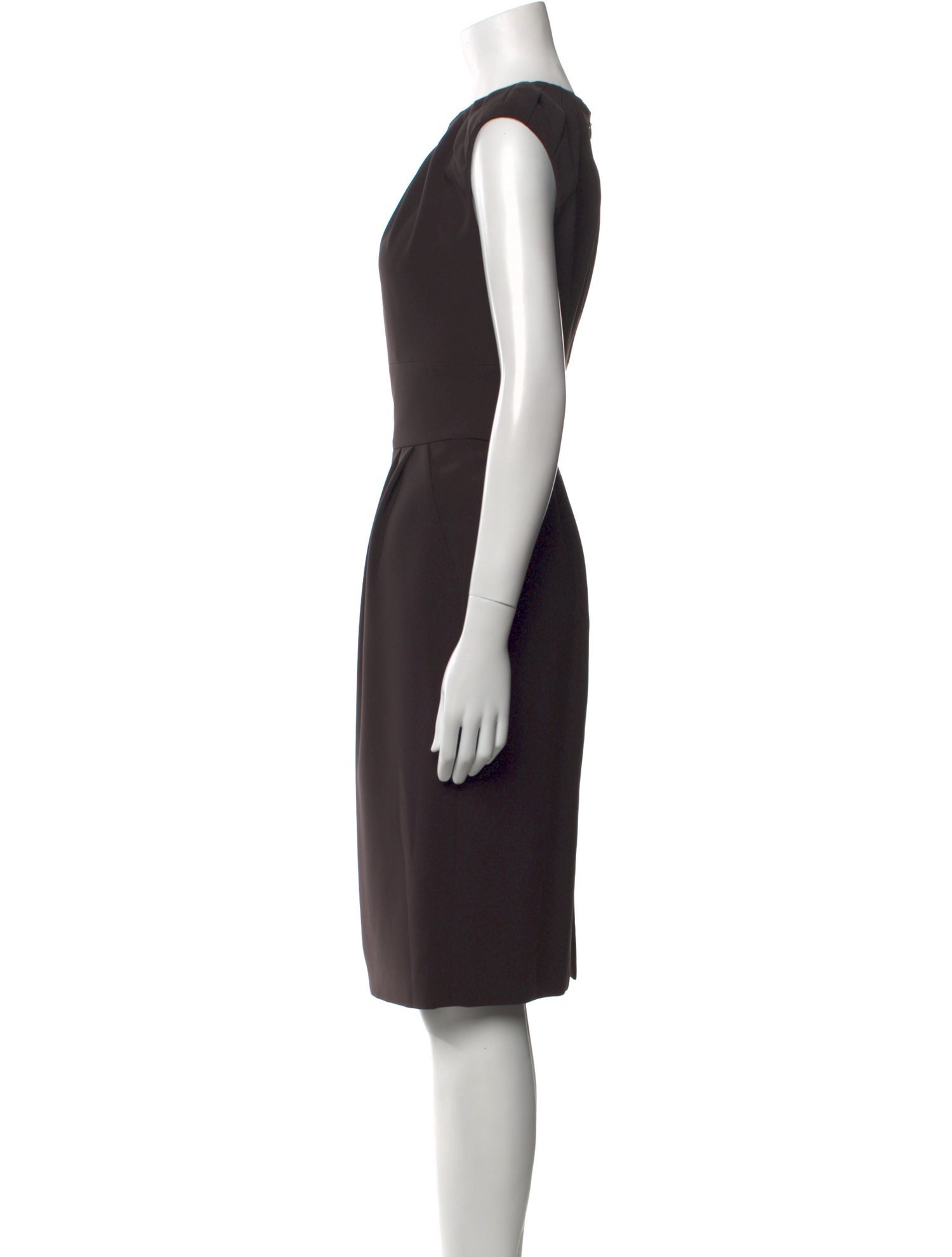 Giorgio Armani Bateau Neckline Knee-Length Dress