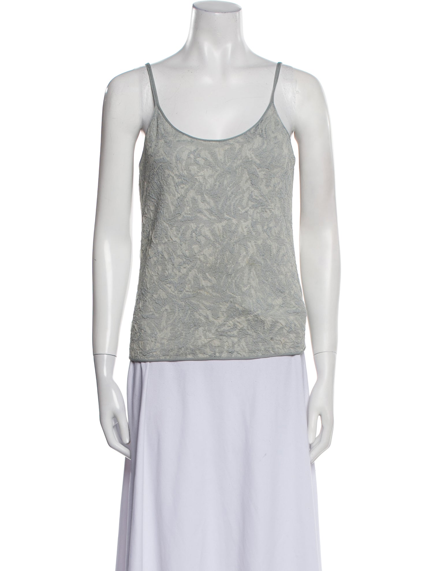Giorgio Armani Silk Scoop Neck Top