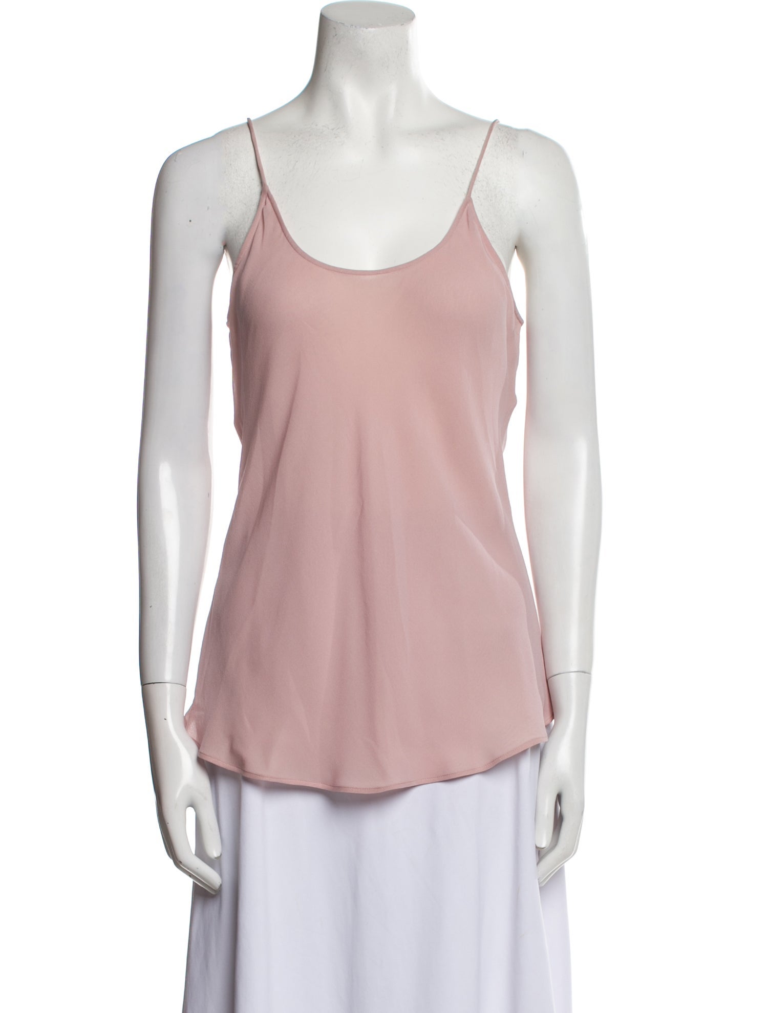 Giorgio Armani Silk Scoop Neck Top