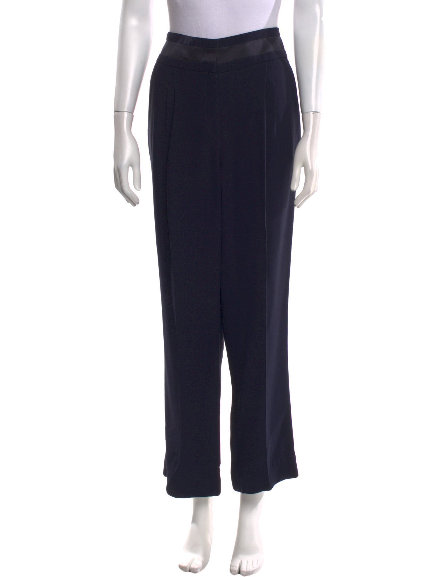 Giorgio Armani Silk Wide Leg Pants