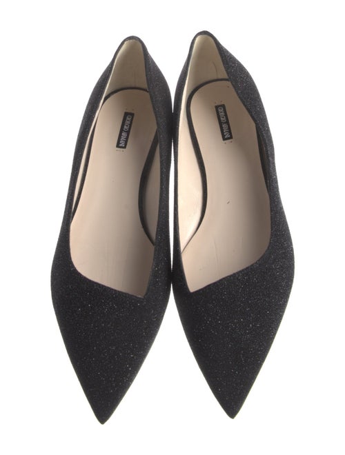 Giorgio Armani Suede Flats