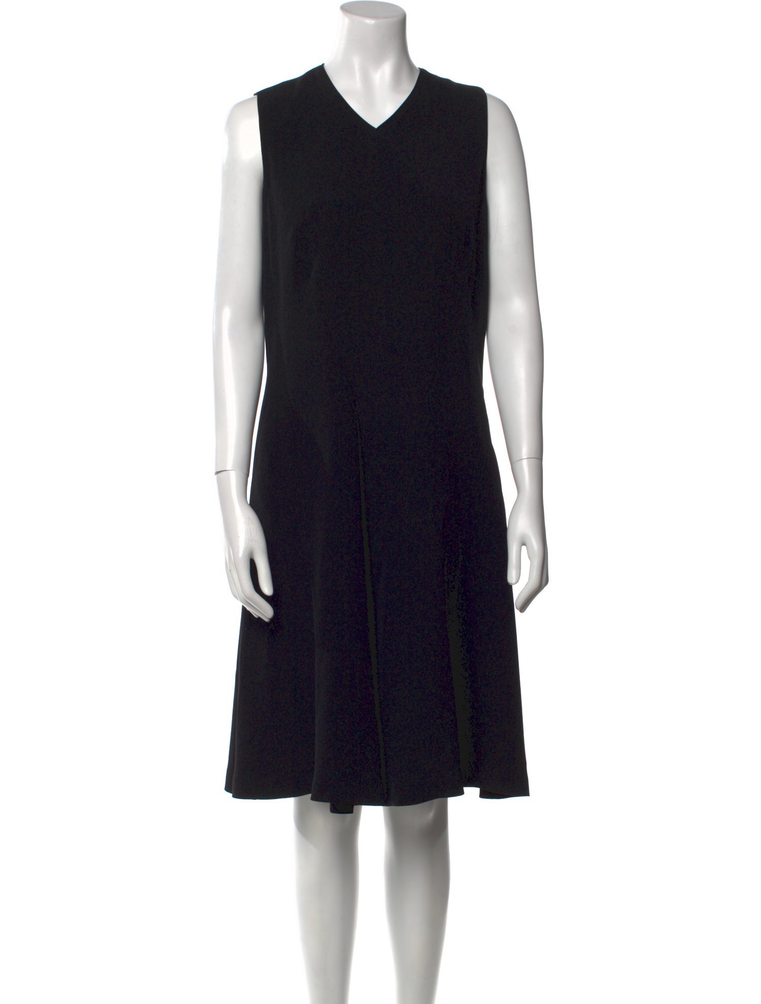 Giorgio Armani V-Neck Midi Length Dress
