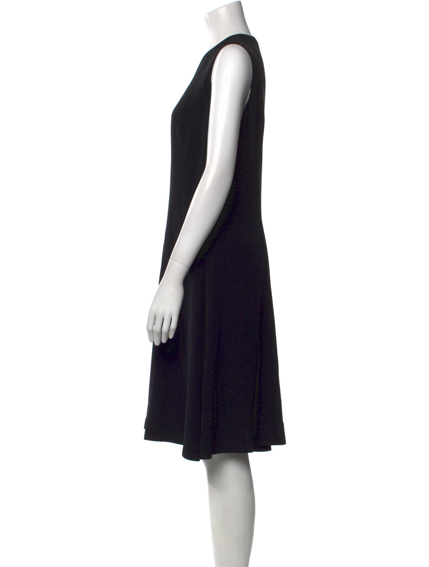Giorgio Armani V-Neck Midi Length Dress