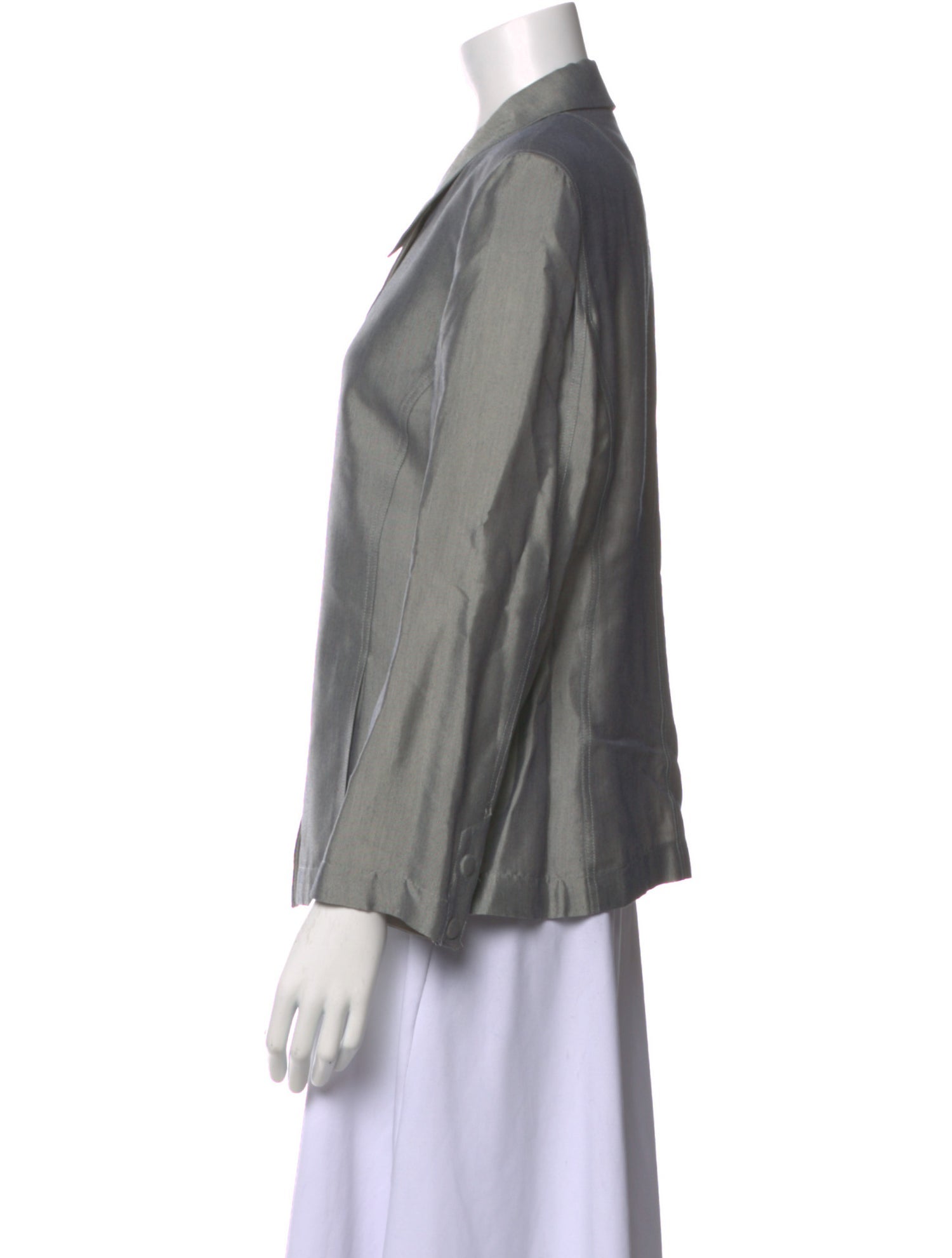 Giorgio Armani Long Sleeve Button-Up Top