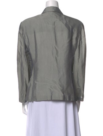 Giorgio Armani Long Sleeve Button-Up Top