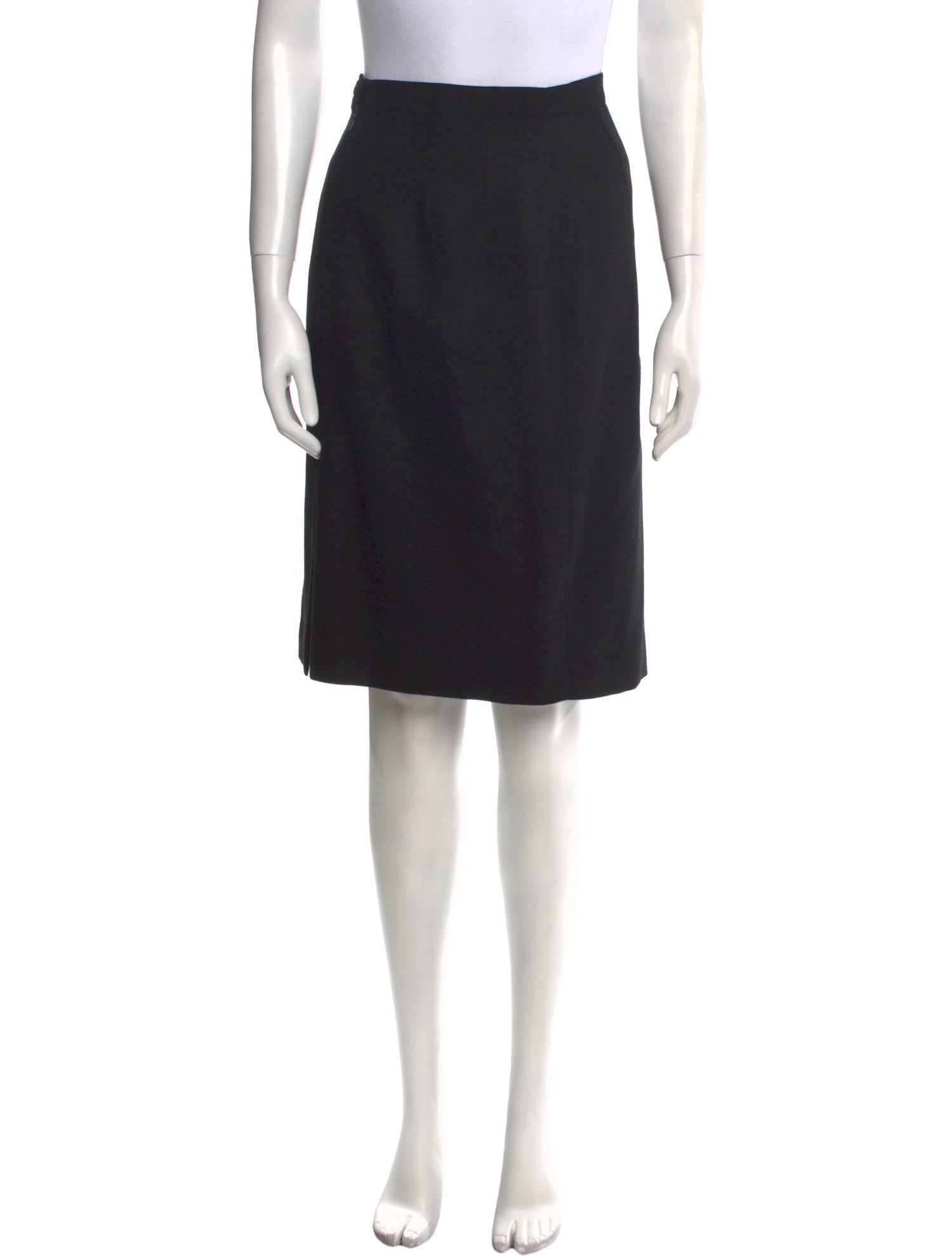 Giorgio Armani Virgin Wool Knee-Length Skirt