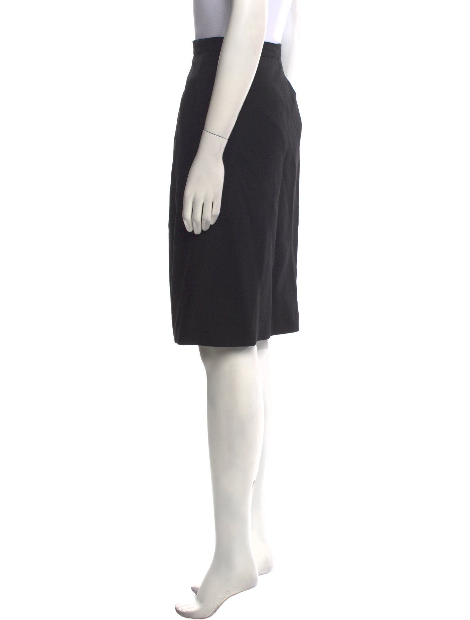 Giorgio Armani Virgin Wool Knee-Length Skirt