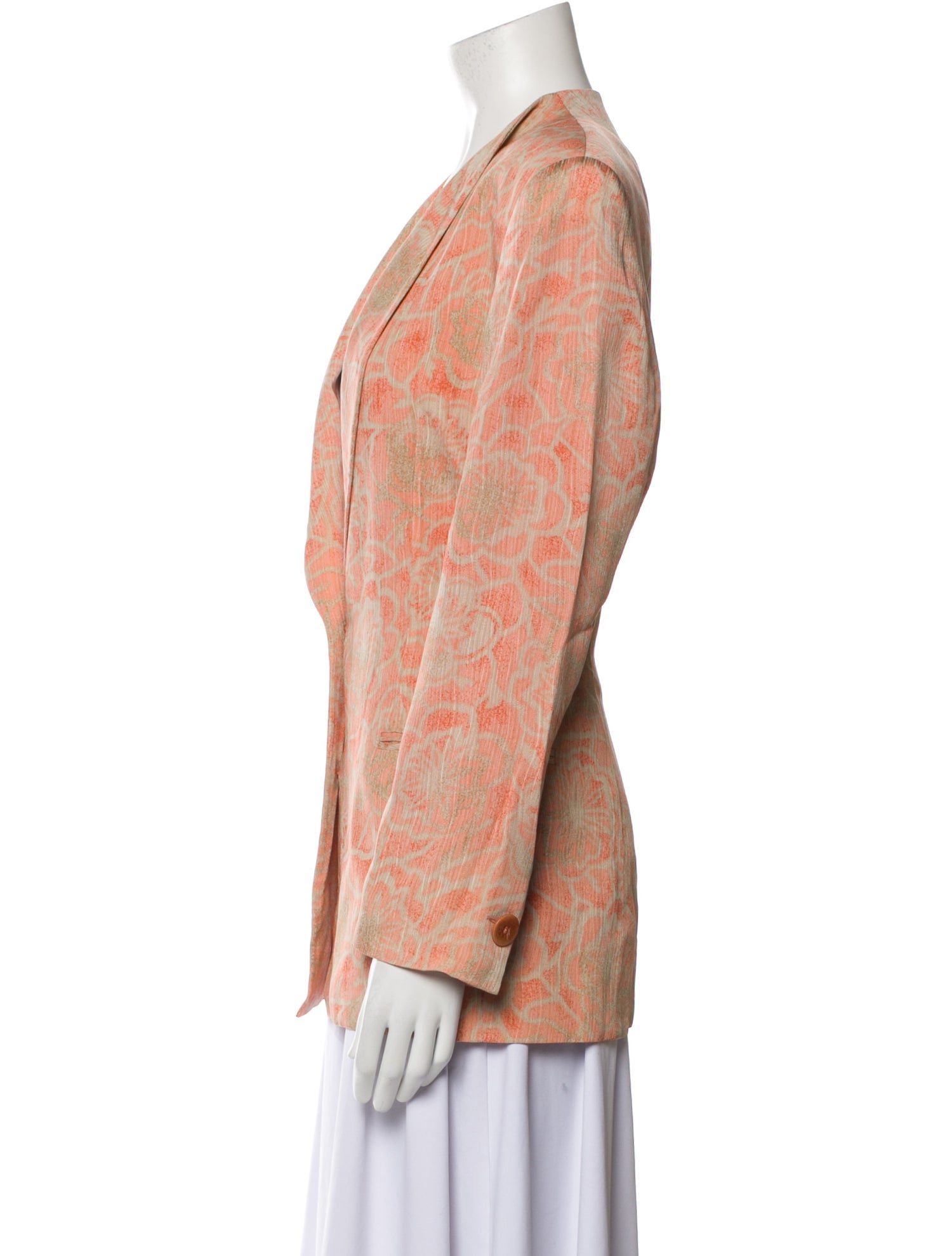 Giorgio Armani Floral Print Blazer