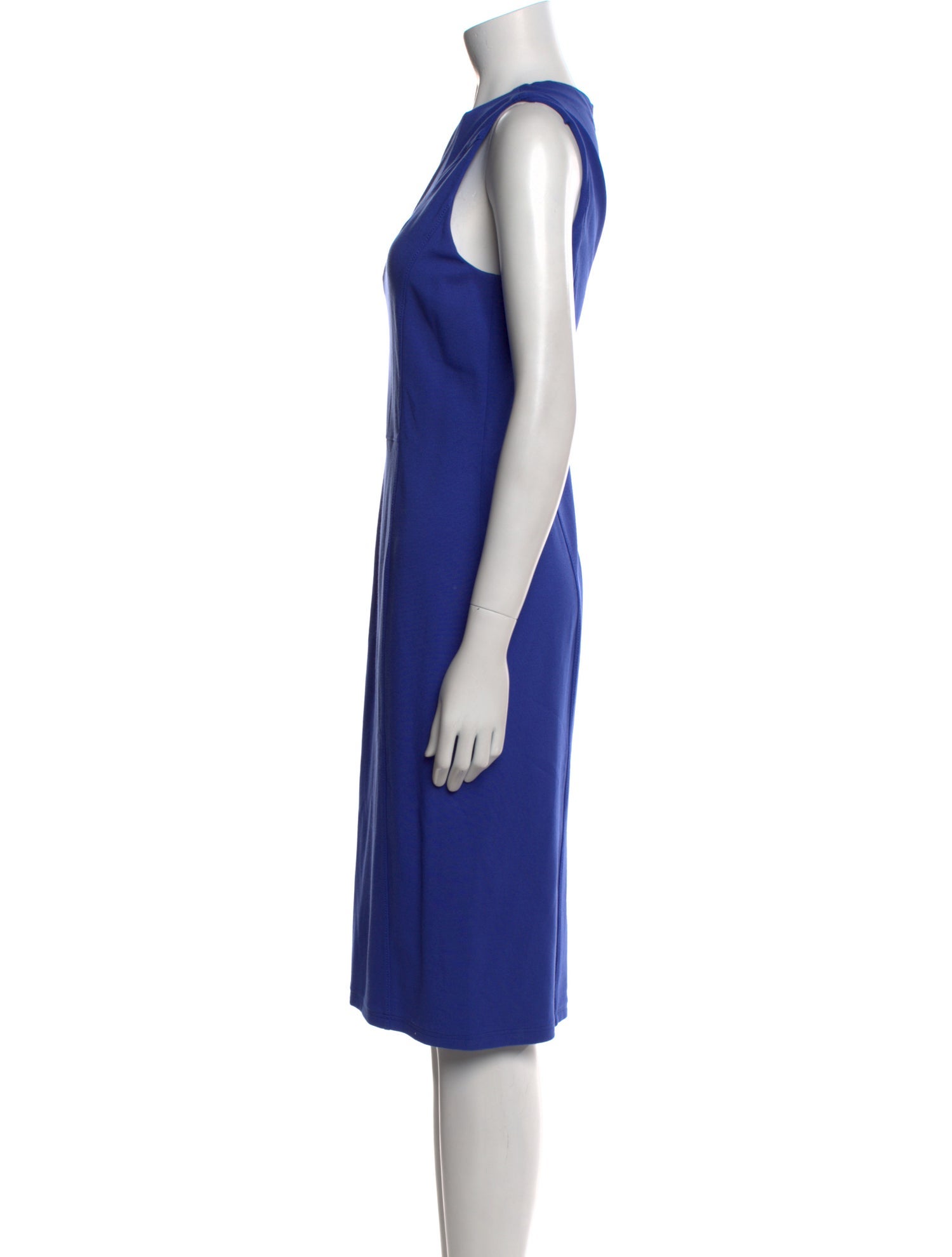 Giorgio Armani Crew Neck Midi Length Dress