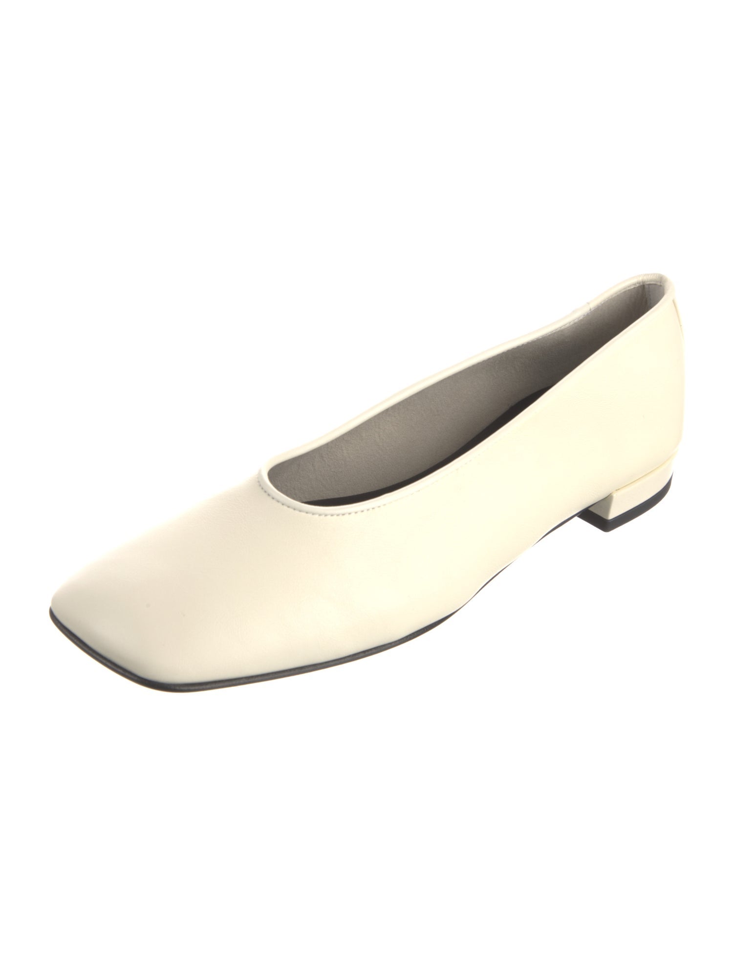 Giorgio Armani Leather Ballet Flats