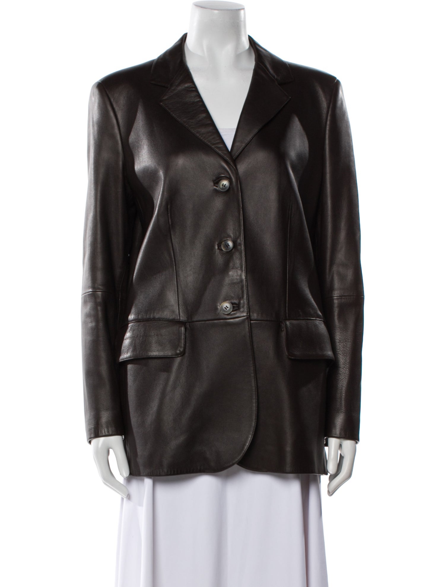 Giorgio Armani Leather Blazer