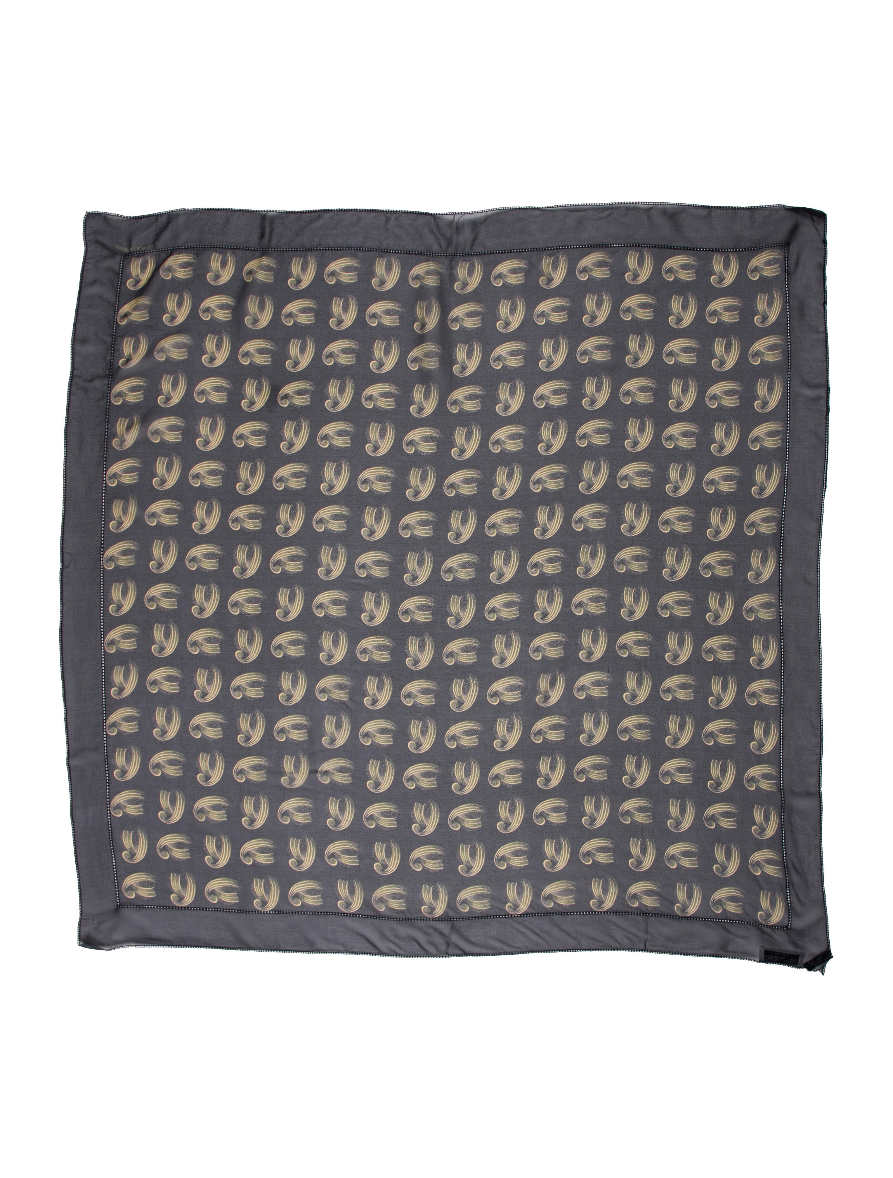 Giorgio Armani Silk Printed Scarf