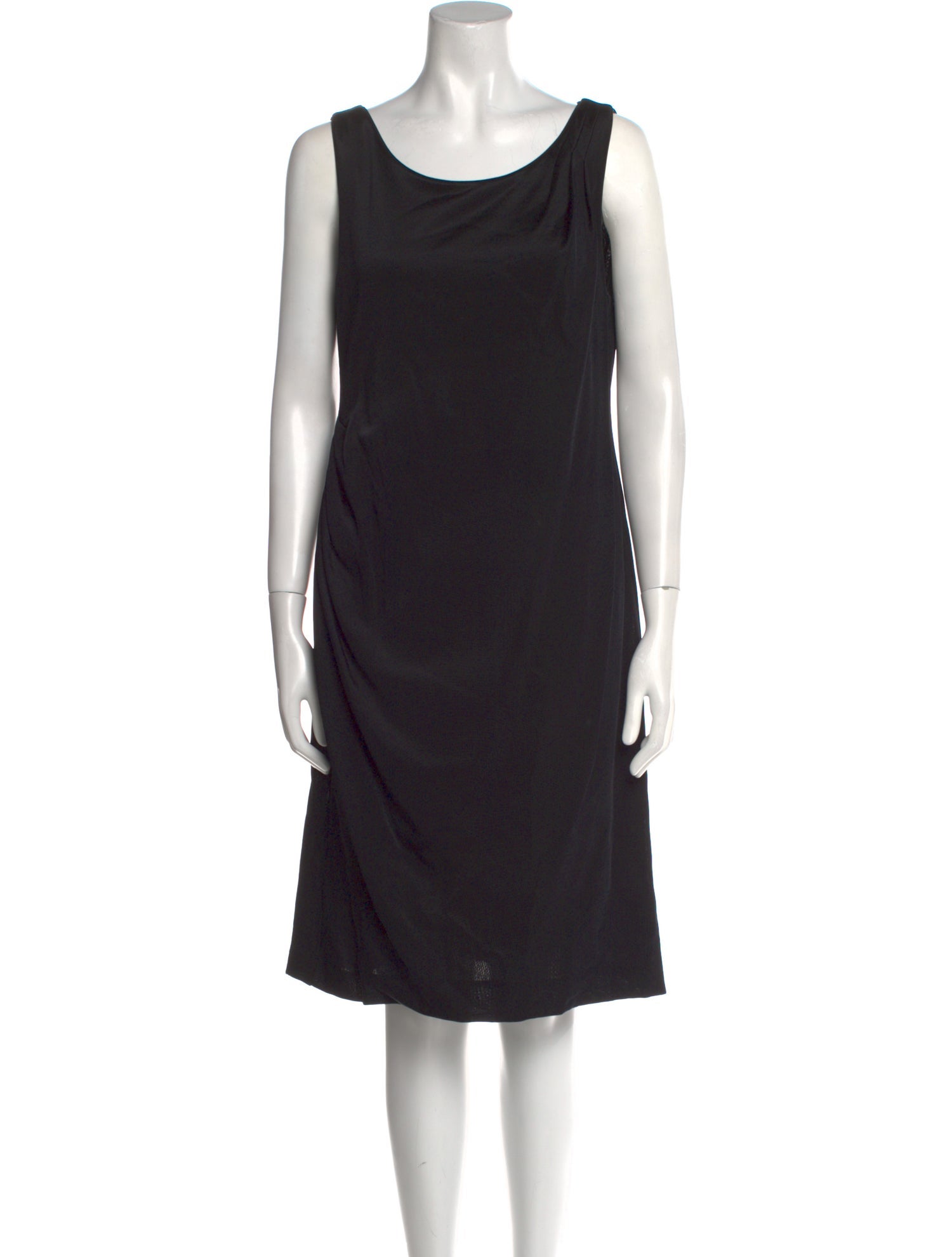 Giorgio Armani Bateau Neckline Knee-Length Dress