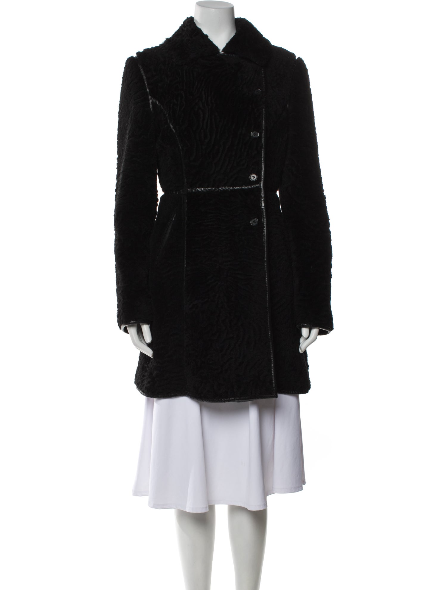 Giorgio Armani Shearling Fur Coat