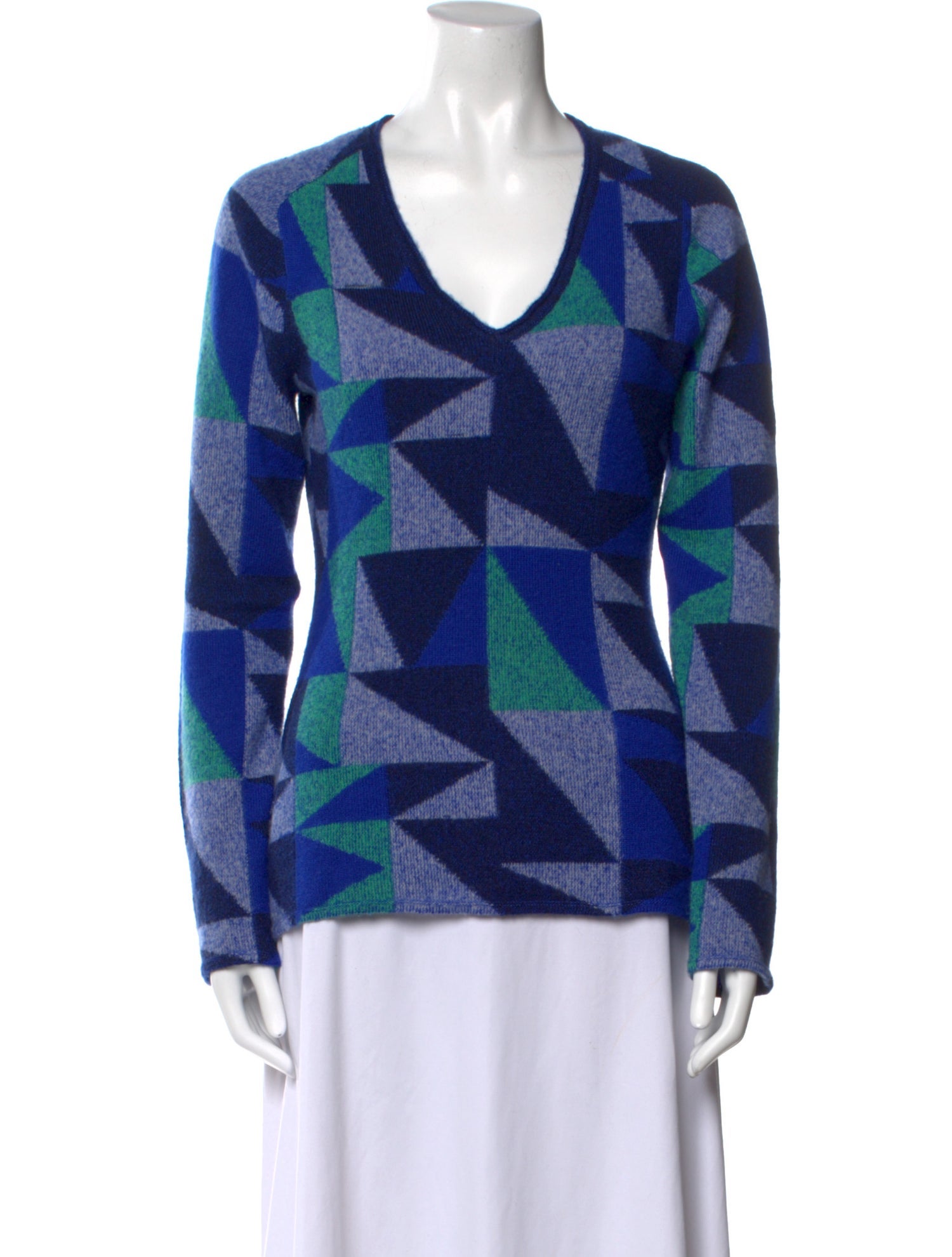Giorgio Armani Cashmere Printed Sweater