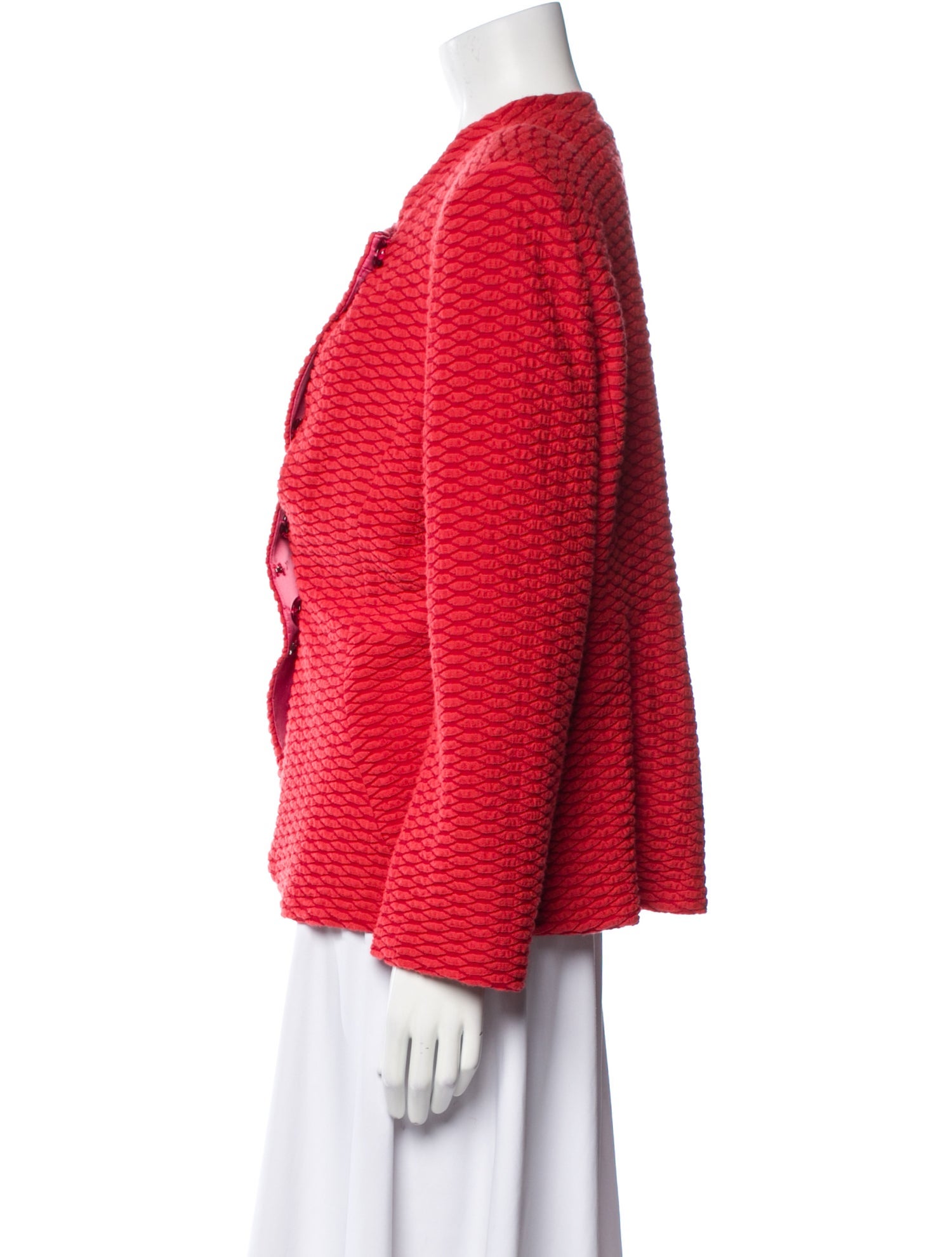 Giorgio Armani Tweed Pattern Jacket