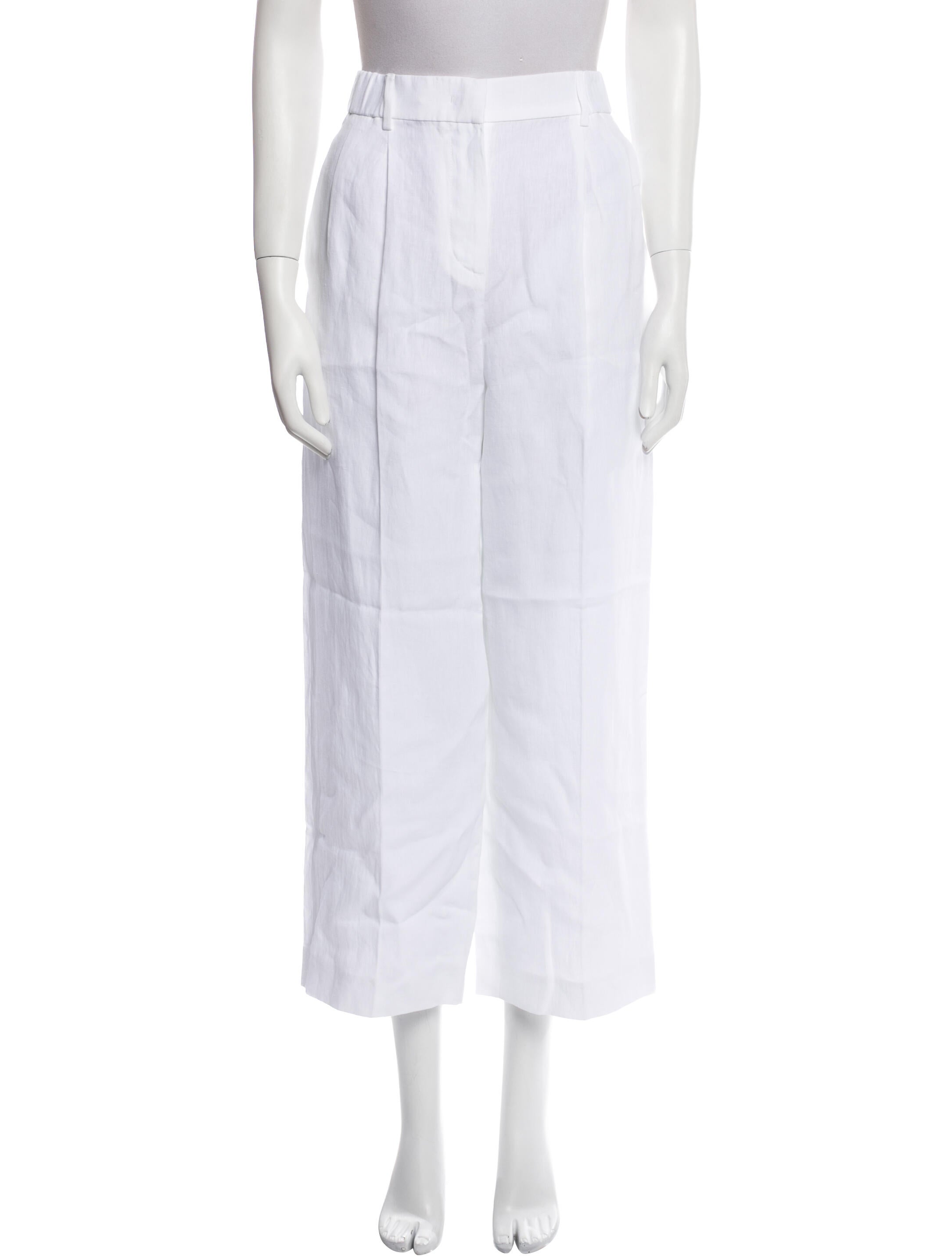 Giorgio Armani Linen Wide Leg Pants