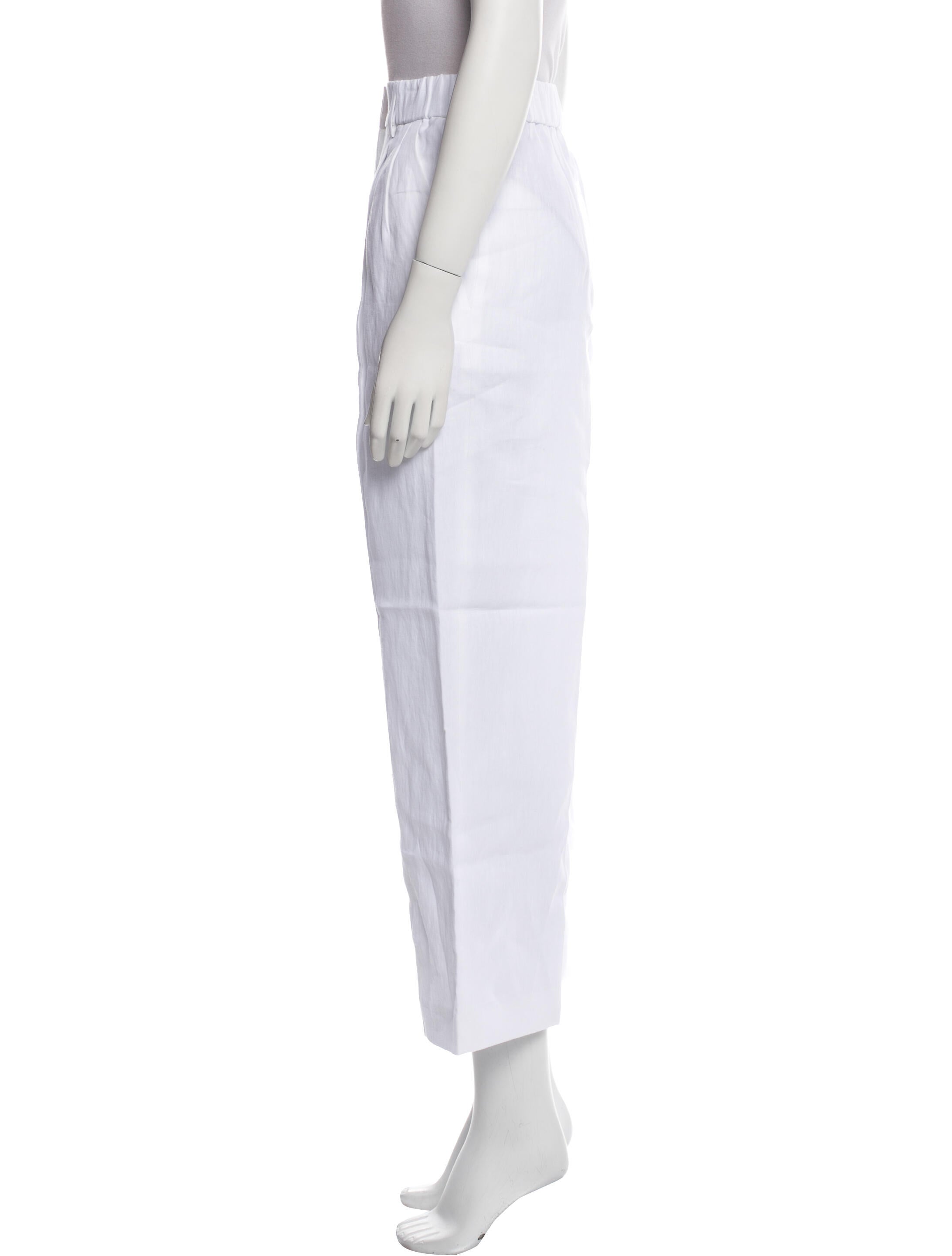 Giorgio Armani Linen Wide Leg Pants