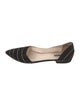 Giorgio Armani Suede Printed D'Orsay Flats