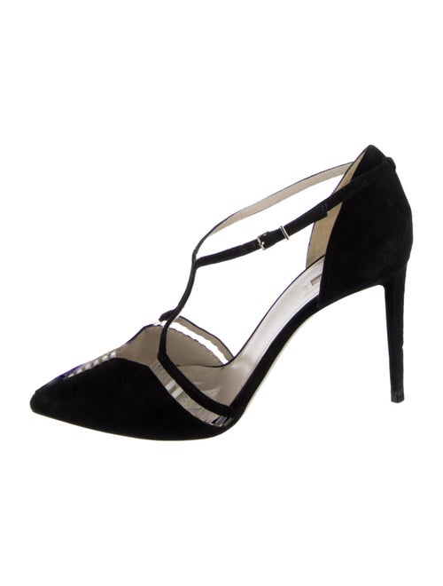 Giorgio Armani Suede T-Strap Pumps