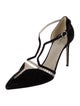 Giorgio Armani Suede T-Strap Pumps