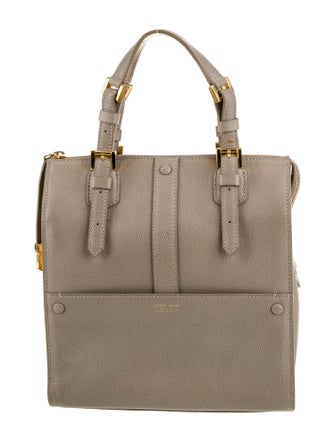 Giorgio Armani Leather Top Handle Bag