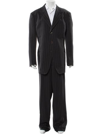 Giorgio Armani Wool Striped Two-Piece Suit