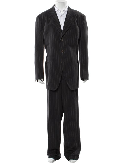 Giorgio Armani Wool Striped Two-Piece Suit