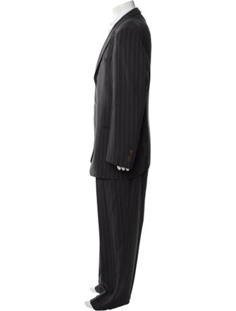 Giorgio Armani Wool Striped Two-Piece Suit